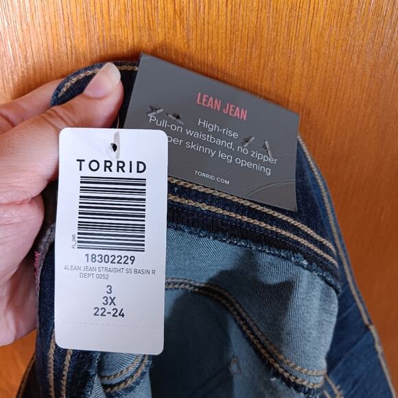 NWT Torrid Lean Jean Straight size 3X (22-24) - Picture 8 of 10